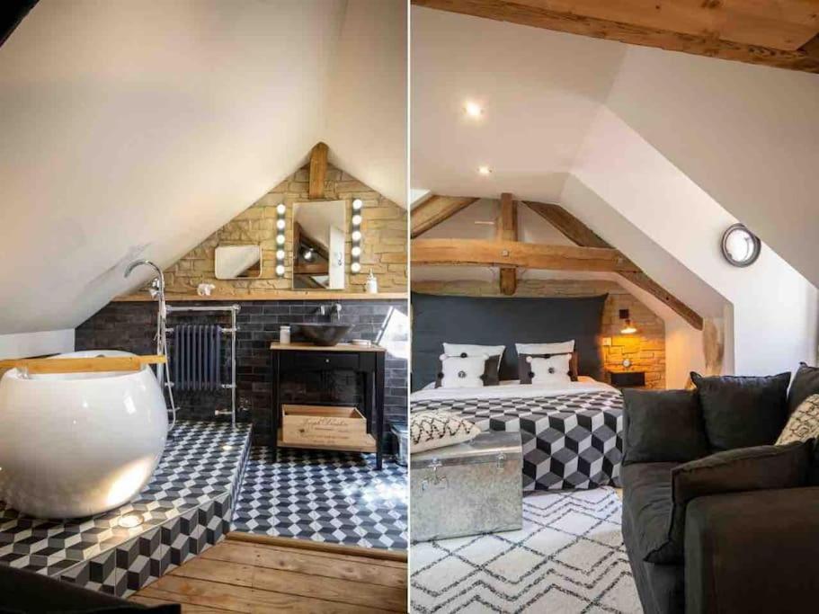 博讷Le Loft Des Hospices : Centre/Parking/Vueriviere公寓 外观 照片